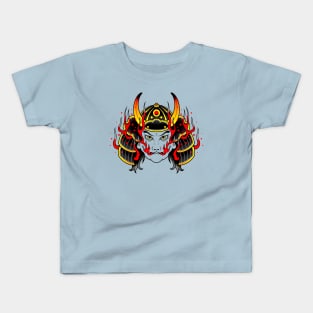 Flaming monster Kids T-Shirt